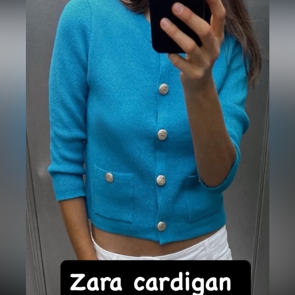 NWT ZARA Cardigan SIZE M
Pit too pit 18 inches - Picture 7 of 9